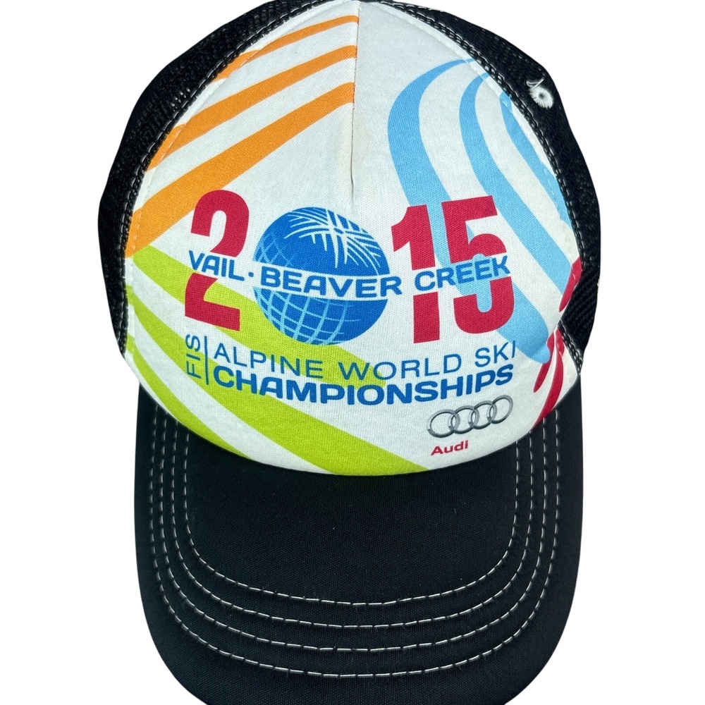 2015 FIS Alpine Ski World Championships Vail Trucker Snapback Hat Aksels